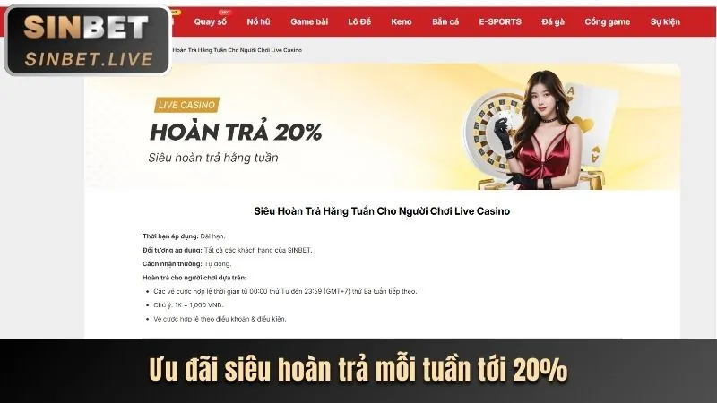 Ưu đãi chào mừng Web Kubet